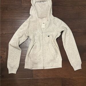 Champion Light Gray Hoodie with Zip